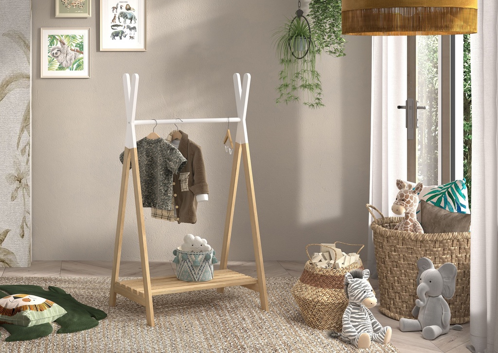 Jaxx | Kledingrek Kiddy Wit