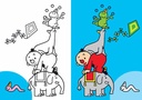 Bumba | Boek Dieren Kleurboek 