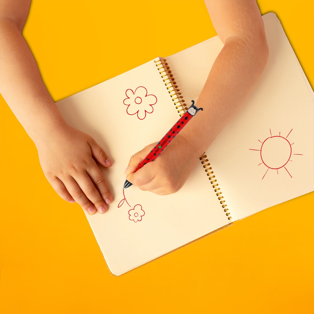 Legami | Balpen Click&Clack Ladybug Twee Kleurig Rood/Zwart