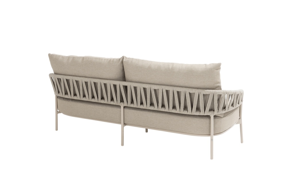 4SO | Lounge Zetel Calma 3-zit Bench Latte met 3 Kussens 