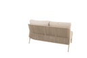 4SO | Lounge Zetel Florence 2-zit Bench Linker Arm Latte met 3 Kussens