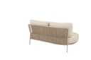 4SO | Lounge Zetel Florence 2-zit Bench Rechter Open End met 3 Kussens 