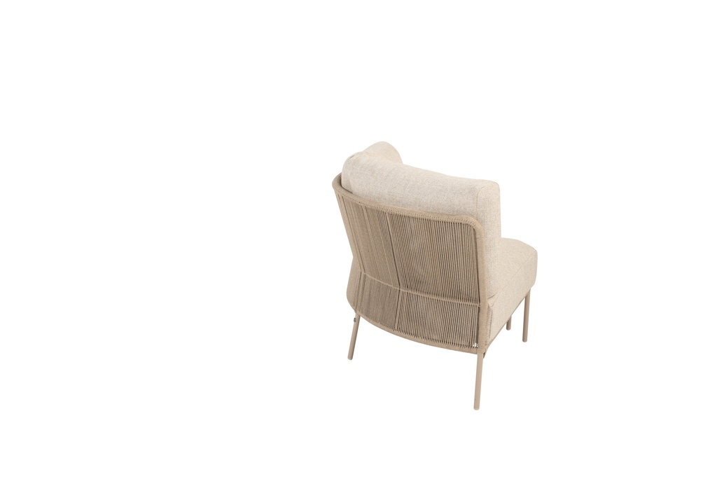 4SO | Lounge Zetel Florence Corner Latte met 3 Kussens 