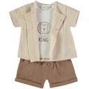 Babybol | Outfit Boys Brown 3-delig