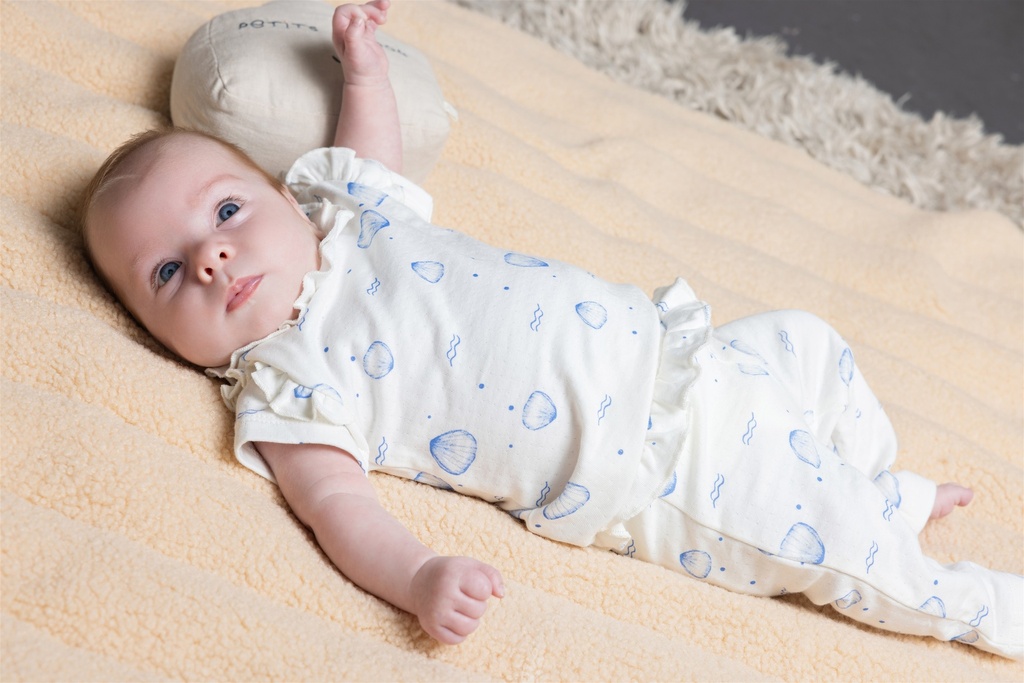 Petite Maison x Nono | Broek Girls Skyler Blue Shell