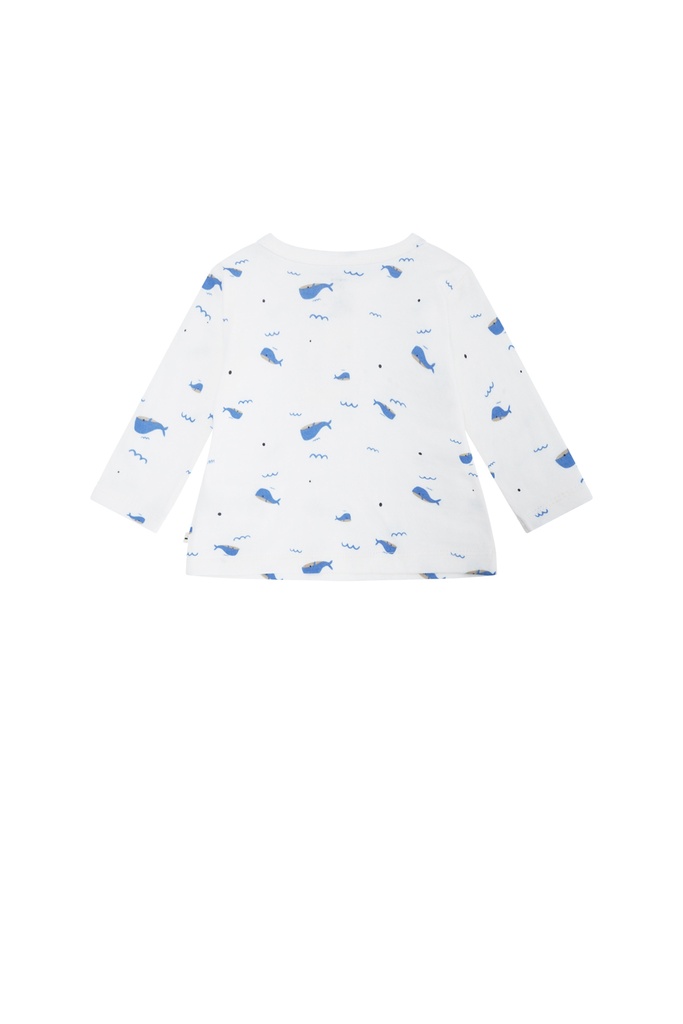 Petite Maison x Nono | T-shirt Girls Ko Longsleeve Blue Whale