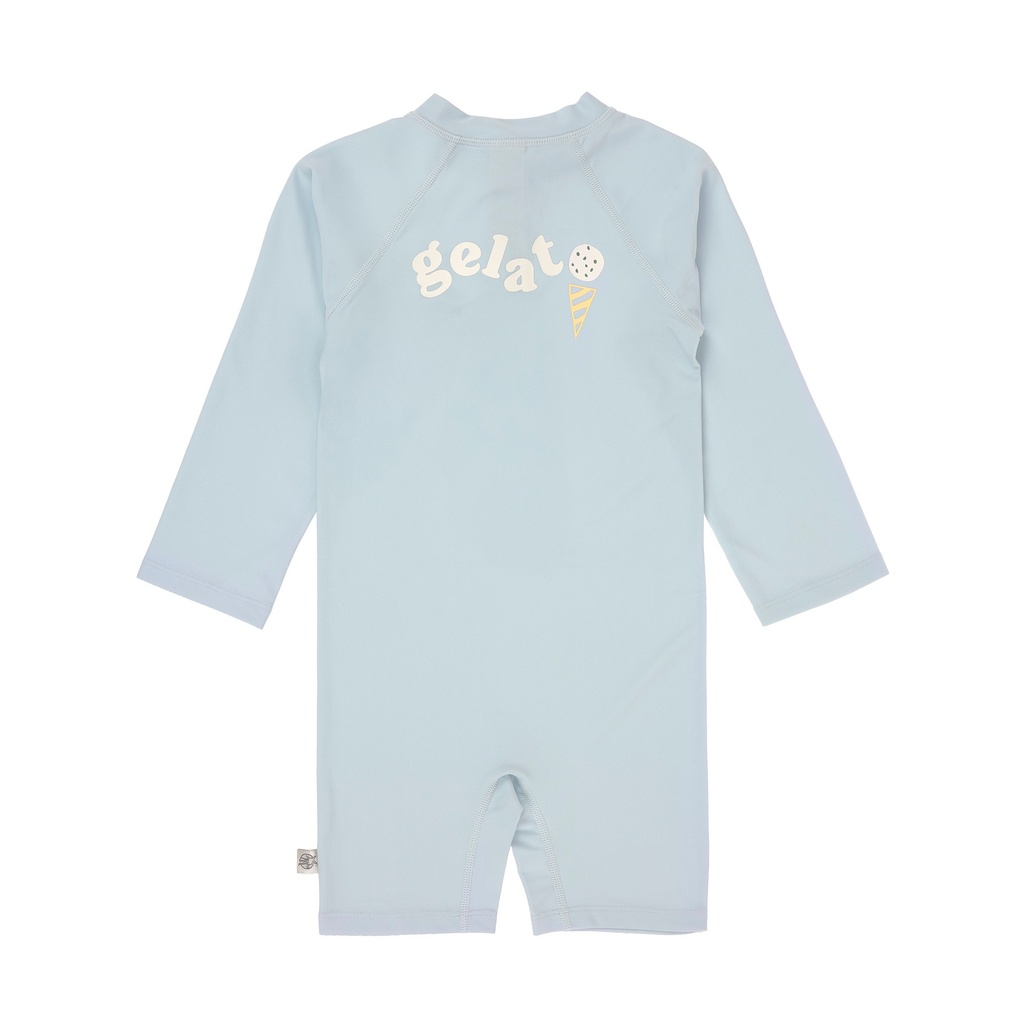 Laessig | Zwempak Sunsuit Longsleeve Ice Cream Illusion Blue