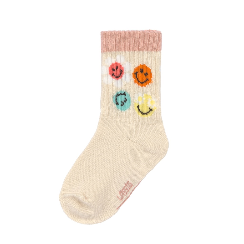 Laessig | Kousen SmileyWorld® Dusty Rose M15-18 3-pack
