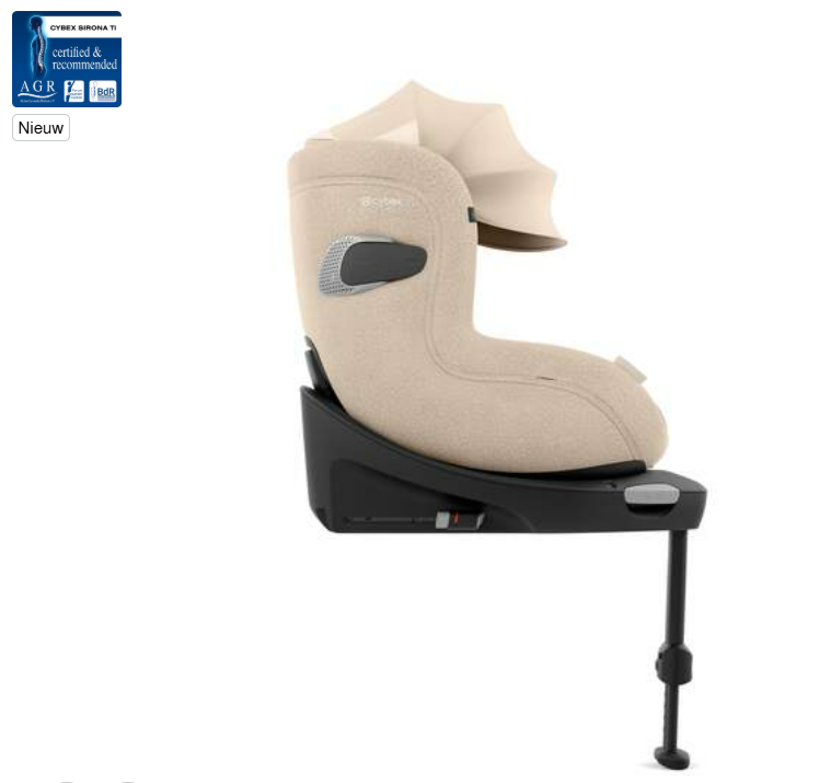 Cybex | Autostoel Sirona Ti Plus Cozy Beige Gr 0/1