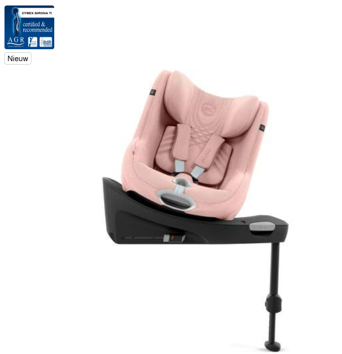 Cybex | Autostoel Sirona Ti Plus Peach Pink Gr 0/1