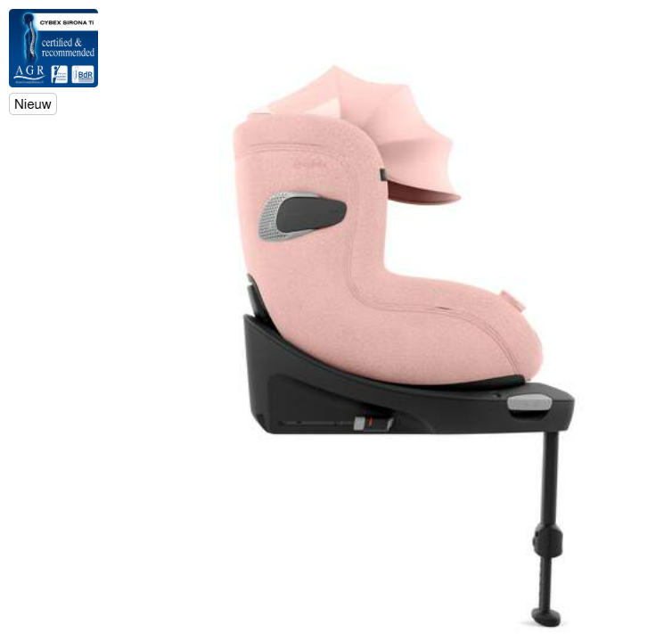 Cybex | Autostoel Sirona Ti Plus Peach Pink Gr 0/1