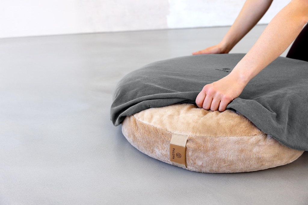 Palopa | Hoeslaken voor Hondenmand Donut Fippa M-L Light Antracite