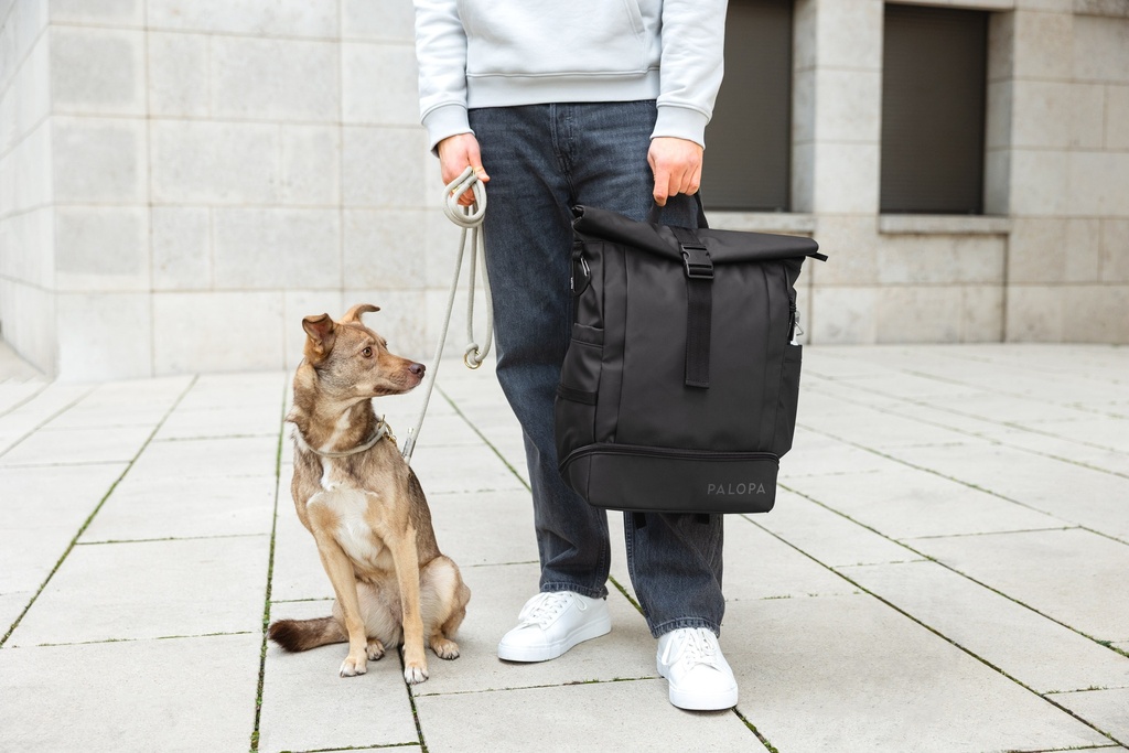 Palopa | Rolltop Rugzak Yoska black
