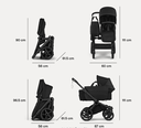 Bugaboo | Wandelwagen Donkey 6 Mono Complete Black/Cocoa Brown