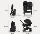 Bugaboo | Wandelwagen Donkey 6 Mono Complete Black/Cocoa Brown