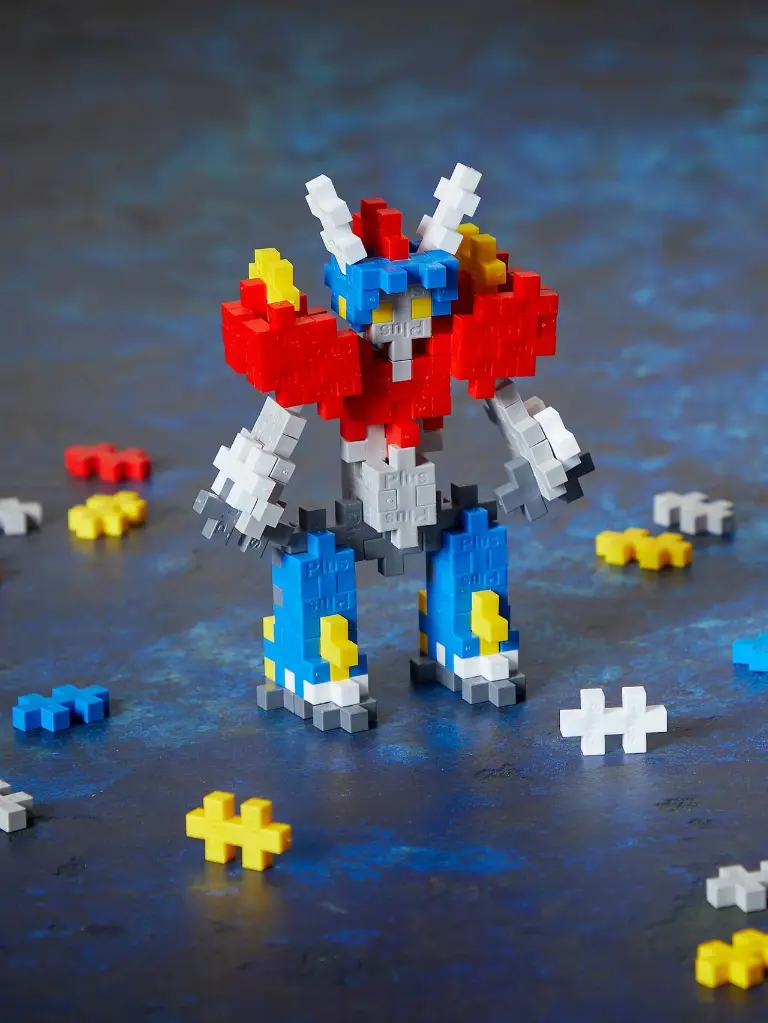PlusPlus | Educatief Speelgoed Mecha Bot Bouwstukjes 100-delig