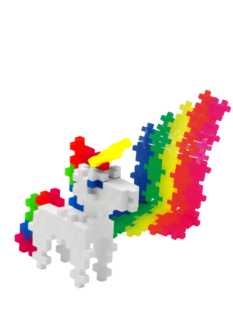 PlusPlus | Educatief Speelgoed Eenhoorn Bouwstukjes 100-delig