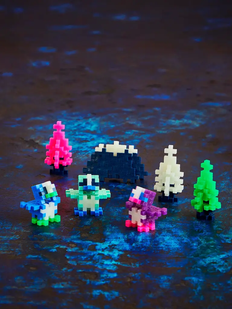 PlusPlus | Educatief Speelgoed Northern Lights Bouwstukjes Glow in the Dark 240-delig