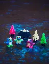 PlusPlus | Educatief Speelgoed Northern Lights Bouwstukjes Glow in the Dark 240-delig