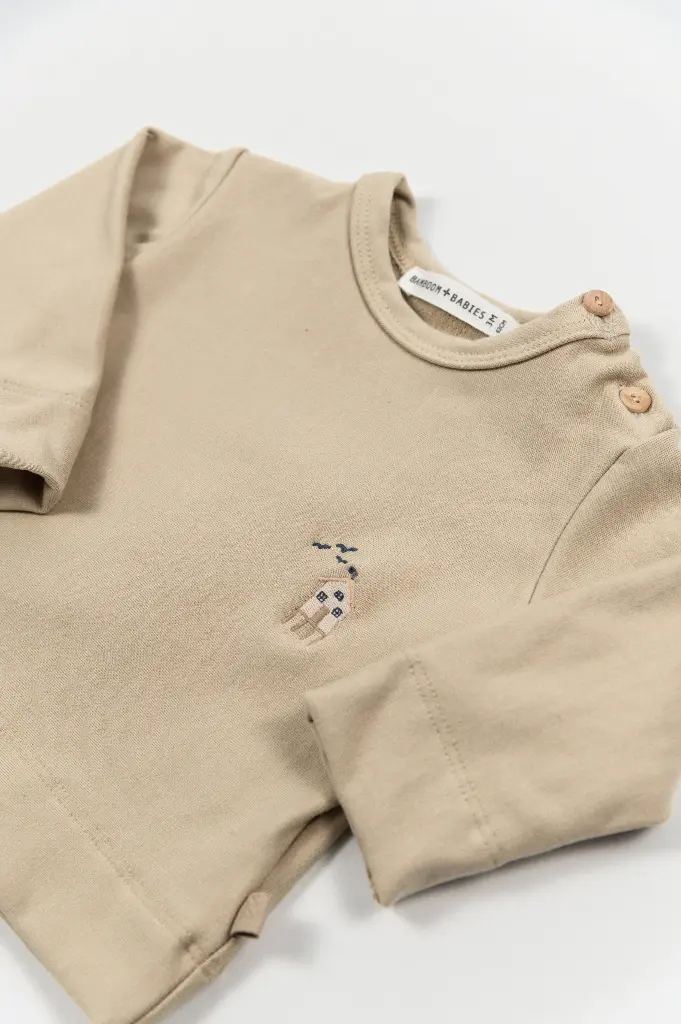 Bamboom | T-shirt Boys Longsleeve Light Mustard