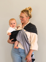 Babylonia | Draagdoek Tricot-Sling Grey Velvet 