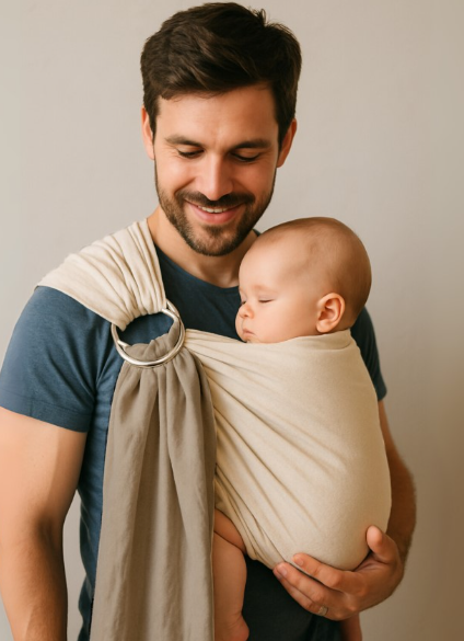 Babylonia | Draagdoek Tricot-Sling Latte Macchiato 