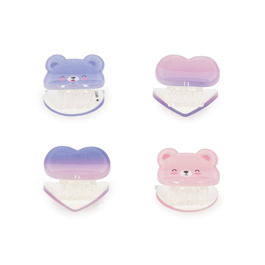 Legami | Haarspeld Teddy Clip Me Up! 4-delig