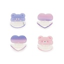 Legami | Haarspeld Teddy Clip Me Up! 4-delig
