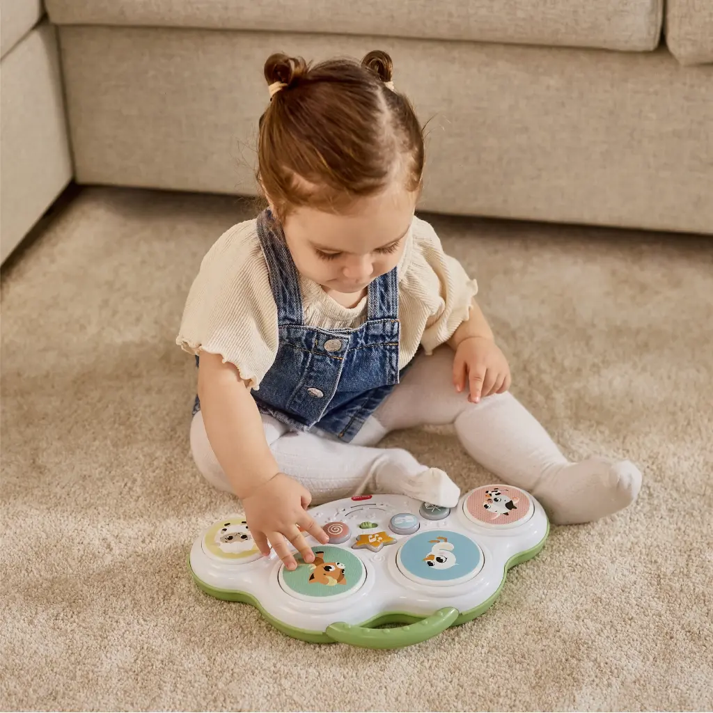 Tiny Love | Muziekinstrument Musical Drums Farmers Funday Boerderijprint