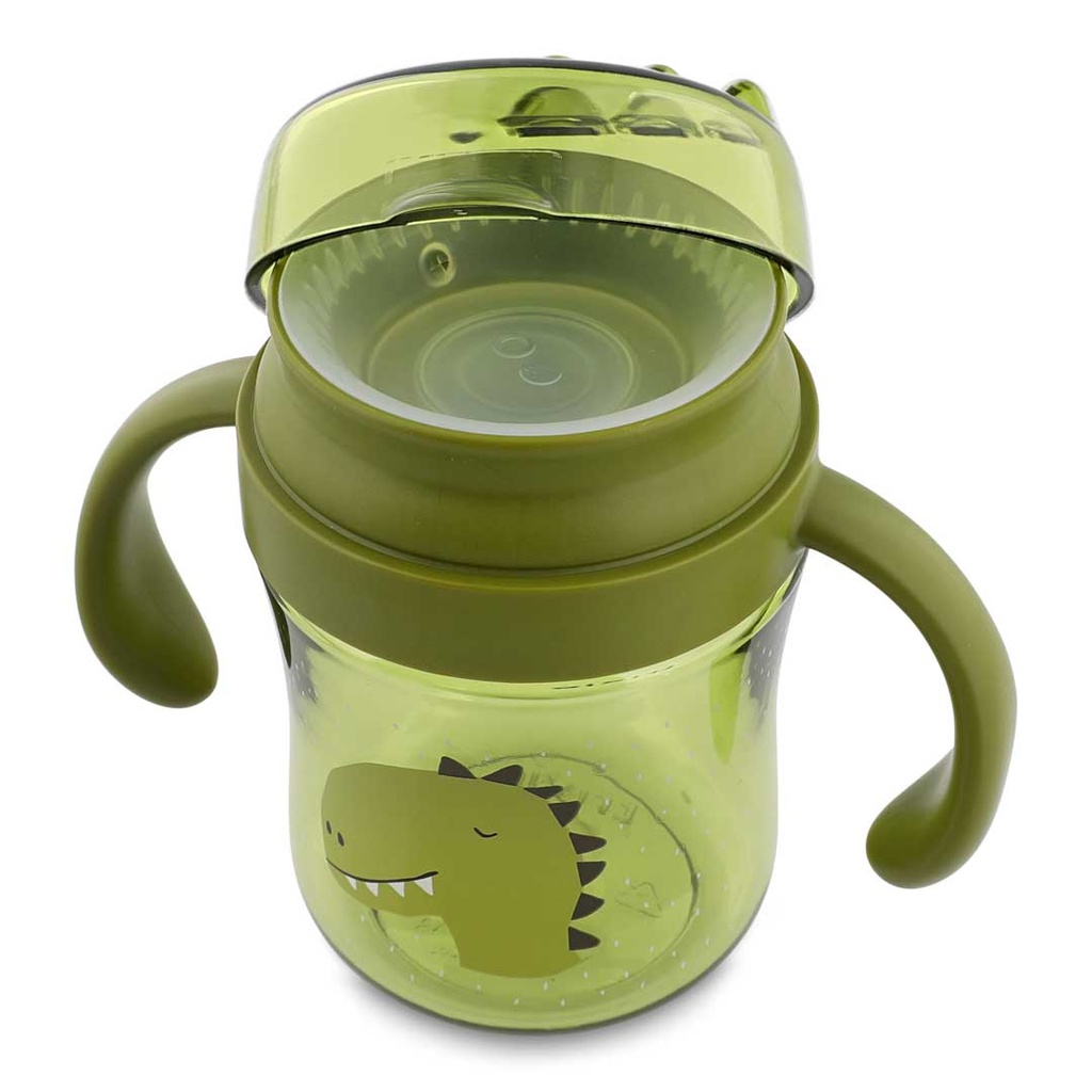 Trixie | Drinkbeker 360° met Handvaten Mr. Dino Groen