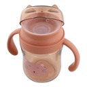 Trixie | Drinkbeker 360° met Handvaten Mrs. Cat Roze