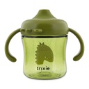Trixie | Drinkbeker Sippy Cup met Handvat en Drinktuit Mr. Dino Groen