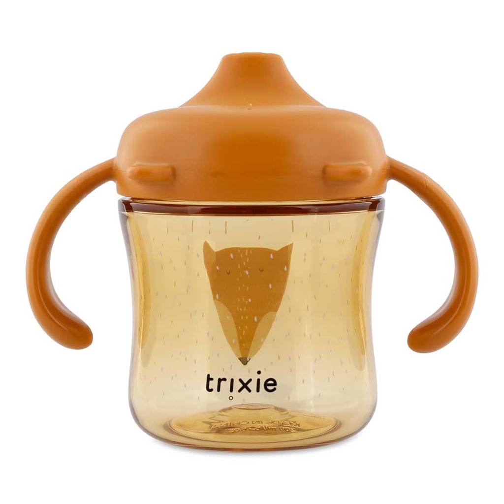 Trixie | Drinkbeker Sippy Cup met Handvat en Drinktuit Mr. Fox Oranje