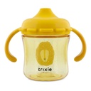 Trixie | Drinkbeker Sippy Cup met Handvat en Drinktuit Mr. Lion Geel