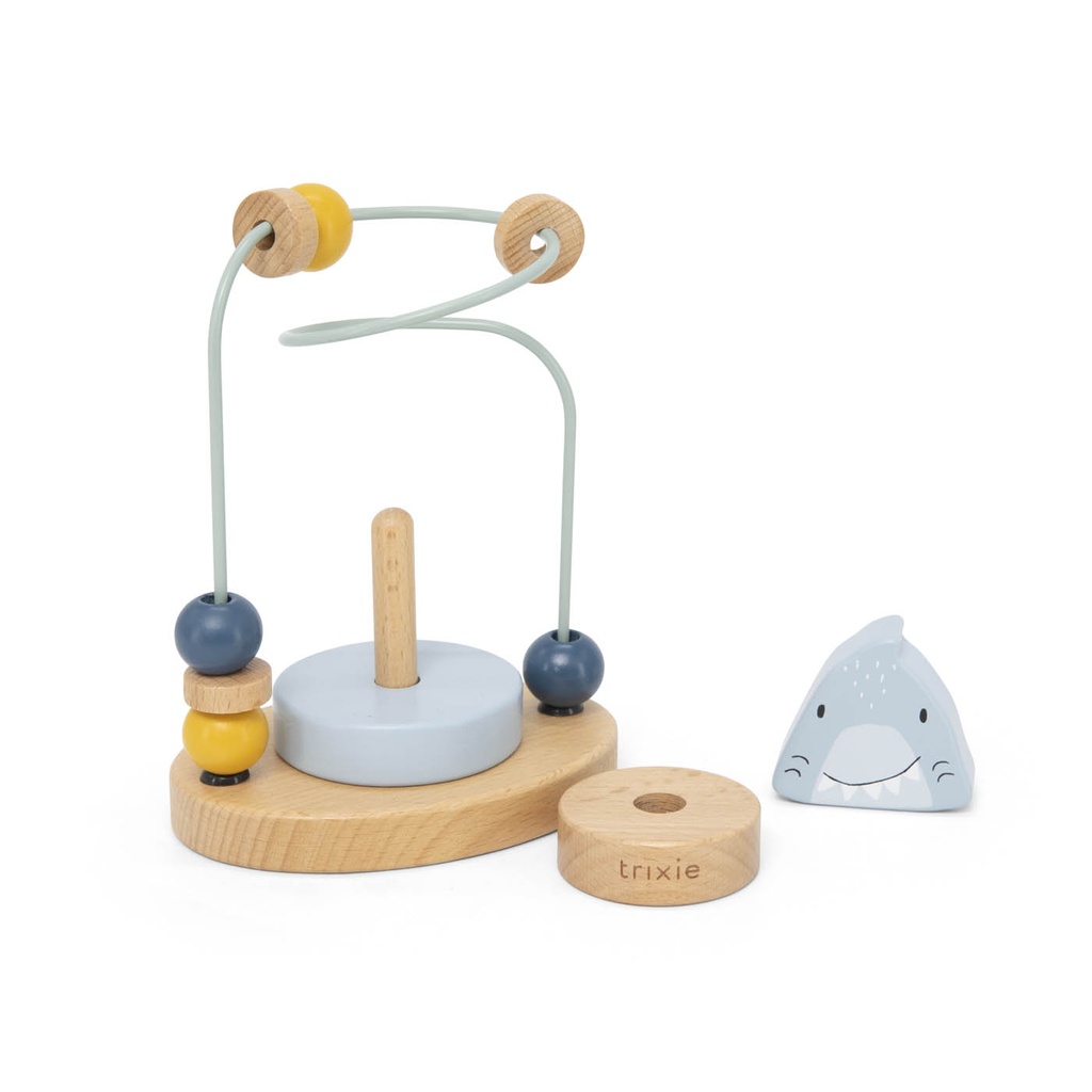 Trixie | Kralenframe Hout Mr. Shark 11x8x15cm