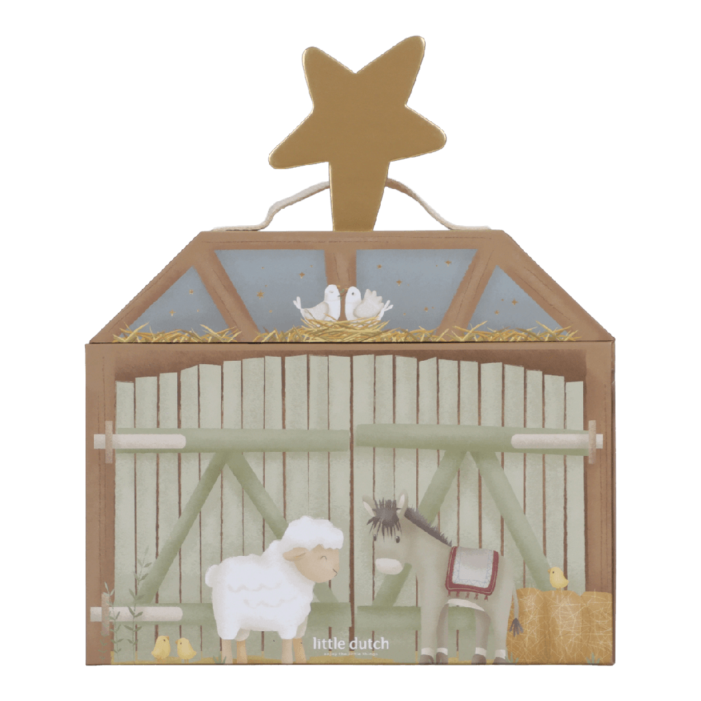Little Dutch | Speelkoffer Kerststal 