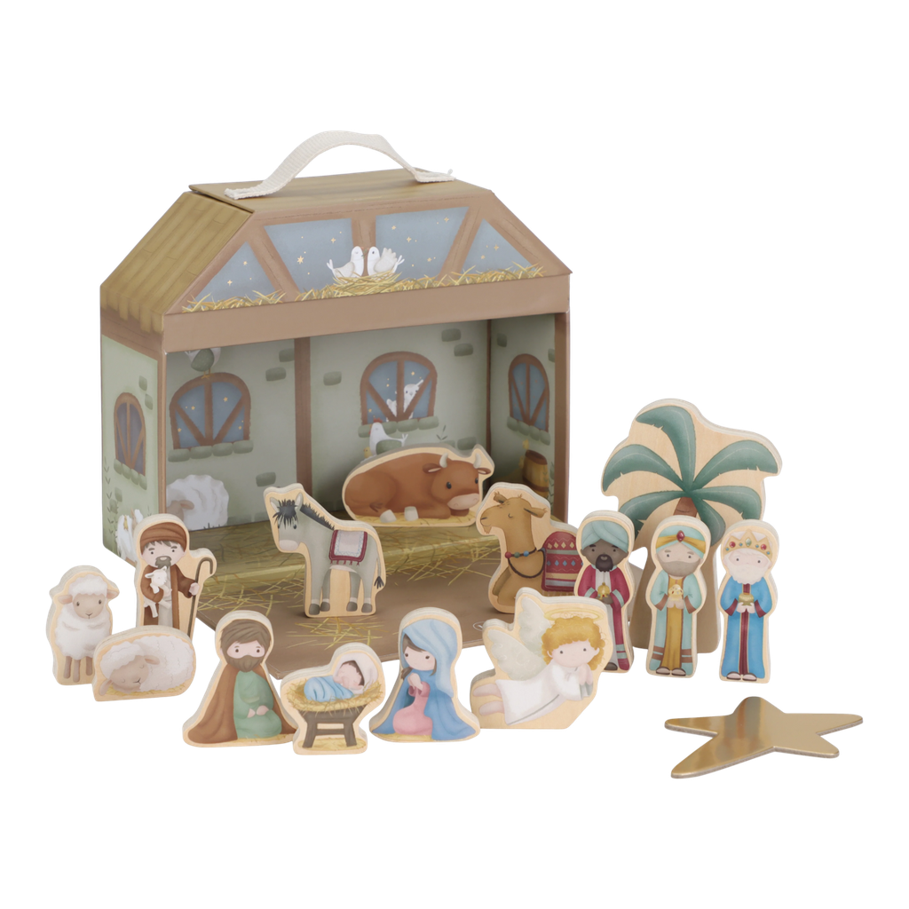 Little Dutch | Speelkoffer Kerststal 