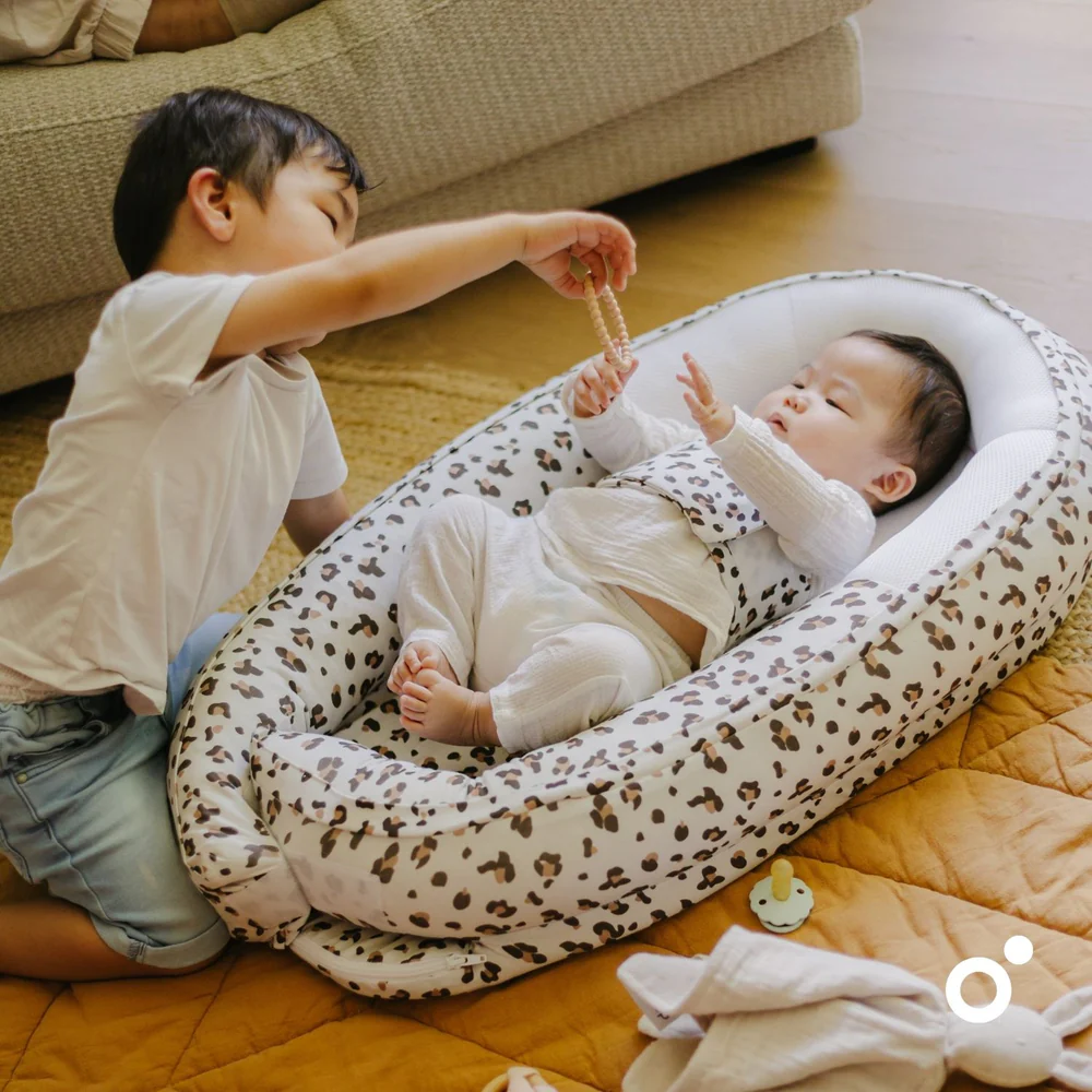 Doomoo | Babynest Cocoon Leopard Cream
