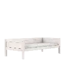Lifetime | Bed 4in1 met Dakframe incl Rolbodem Off White MDF L200xB90xH100cm 