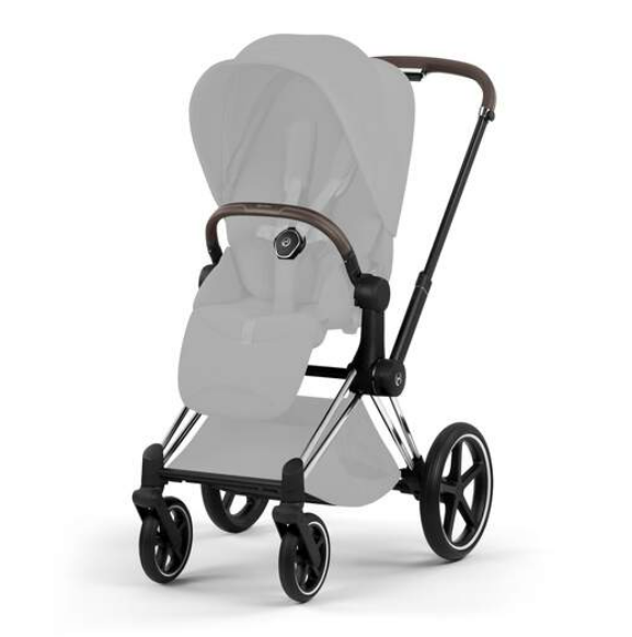 Cybex | Frame e-Priam Style Frame incl. Seat Hardpart Chrome Brown/Chrome New