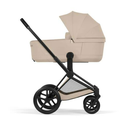Cybex | Wandelwagen Priam Comfort Set Frame Matt Black Plooibare Draagmand - Zitbekleding Cozy Beige NEW