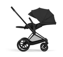 Cybex | Wandelwagen Priam Comfort Set Frame Matt Black/Plooibare Draagmand Sepia Black/Zitbekleding Sepia Black NEW
