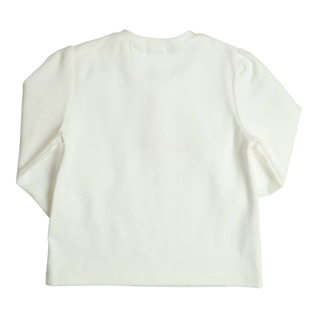 Gymp | T-shirt Girls Aerodoux Longsleeve Off White/Green