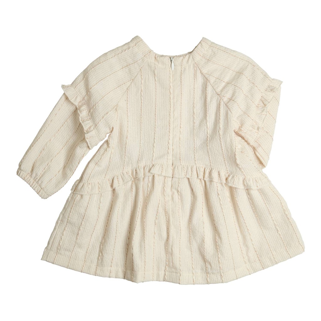 Gymp | Jurk Girls Rafaela Ecru/Gold