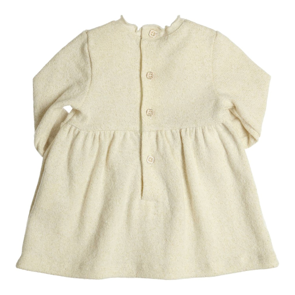 Gymp | Jurk Girls Lucia Ecru/Gold