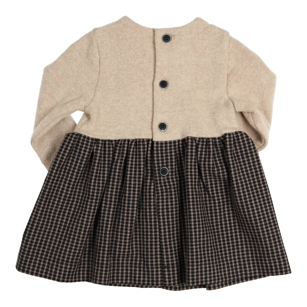 Gymp | Jurk Girls Dion Black/Beige