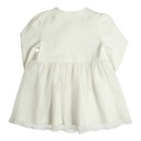 Gymp | Jurk Girls Cheryl Off White/Grey