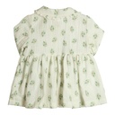 Gymp | Jurk Girls Florens Off White/Green