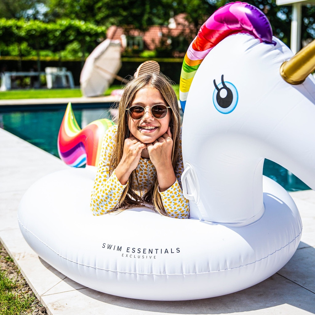 Swim Essentials | Luchtmatras Unicorn Dreamscape Wit XXL