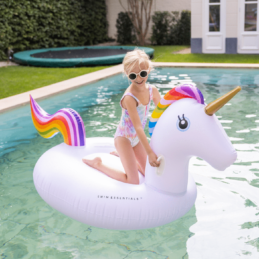 Swim Essentials | Luchtmatras Unicorn Dreamscape Wit XXL